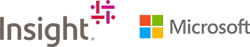 Partner Logos - Insight, Microsoft