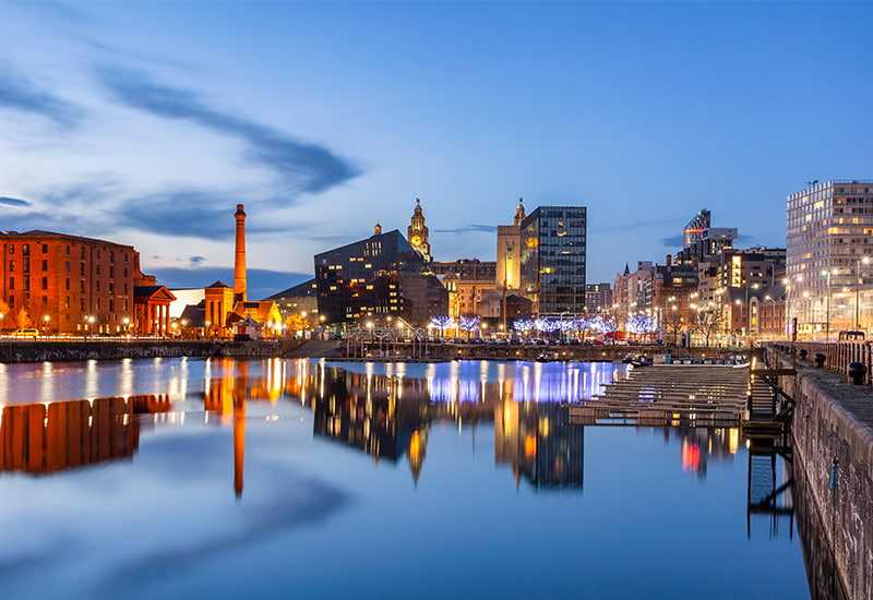 View of Liverpool Docks