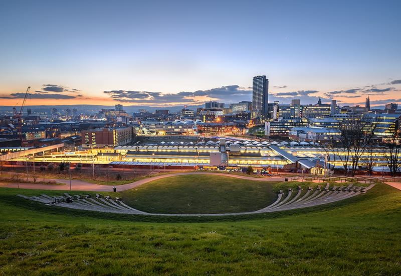 View of Sheffield City Centre